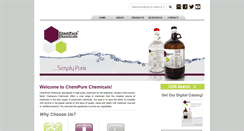 Desktop Screenshot of chempurebrand.com